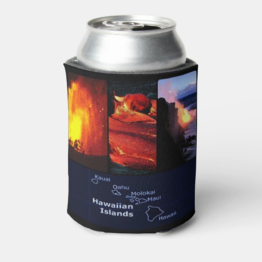 ハワイアン火山ボトルラップ 缶クーラー (缶裏面)