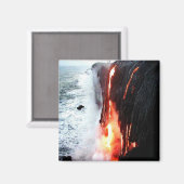 ハワイアン火山磁石 マグネット (正面/裏面)