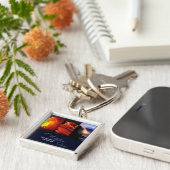 ハワイアン火山 キーホルダー (側面)