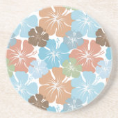 ハワイアン熱帯ハイビスカスフラワー コースター (正面)