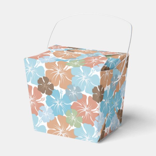 ハワイアン熱帯ハイビスカスフラワー フェイバーボックス (正面サイド)