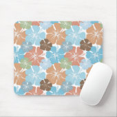 ハワイアン熱帯ハイビスカスフラワー マウスパッド (マウス)