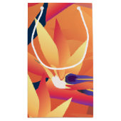 ハワイアン熱帯バードオブパラダイスルアウ（ハワイ式宴会）抱き枕S スモールペーパーバッグ (裏面)