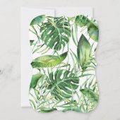 ハワイアン熱帯フローラファーストホーリーコミュニオン 招待状 (裏面)