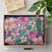 ハワイアン熱帯プルメリアティッシュペーパー 薄葉紙 (ギフト)