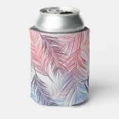 ハワイアン熱帯ヤシ：シームレスタイリッシュス 缶クーラー (缶裏面)