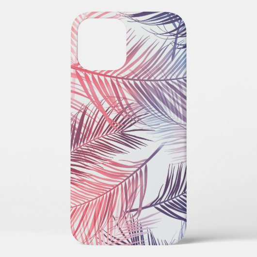 ハワイアン熱帯ヤシ:シームレスタイリッシュス Case-Mate iPhoneケース (裏面)