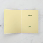 ハワイアン熱帯ルアウ（ハワイ式宴会）パーティー挨拶 カード (内部)