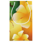 ハワイアン熱帯ルアウ（ハワイ式宴会）抱き枕小 スモールペーパーバッグ (裏面)