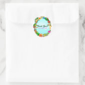 ハワイアン熱帯夏の事物フレームルアウ(ハワイ式宴会)パーティー ラウンドシール (バッグ)