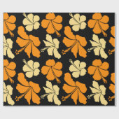 ハワイアン熱帯天然フローラシームレスパターン  ラッピングペーパー (フラット)