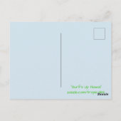 ハワイアン熱帯島 ポストカード (裏面)