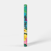 ハワイアン熱帯花と蝶モノグラム SAMSUNG GALAXYケース (右側面)