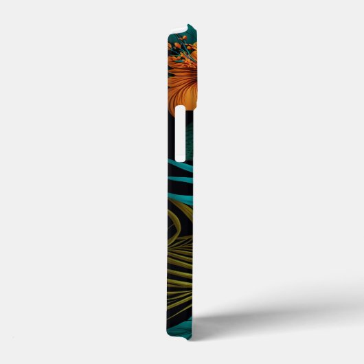 ハワイアン熱帯花フローラエキゾチックiPhoneケース Case-Mate iPhoneケース (裏面 / 右)