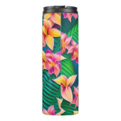 ハワイアン熱帯花模様 タンブラー (裏面)