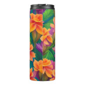 ハワイアン熱帯花模様 タンブラー (裏面)