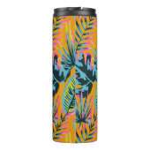 ハワイアン熱帯葉植物プリントパターン タンブラー (裏面)