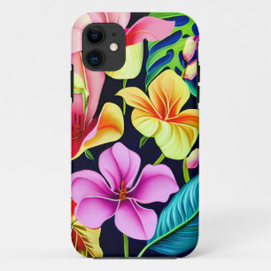ハワイアン熱帯開花 iPhone 11 ケース