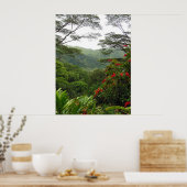 ハワイアン熱帯雨林 ポスター (キッチン)