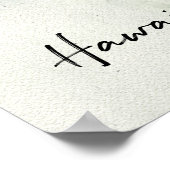 ハワイアン熱帯魚の水彩 – フィレフィッシュ ポスター (角)