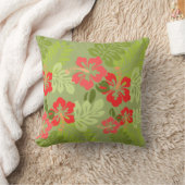 ハワイアン熱帯 クッション (ブランケット)