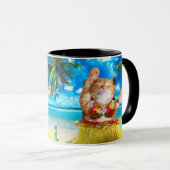 ハワイアン猫 マグカップ (正面右)