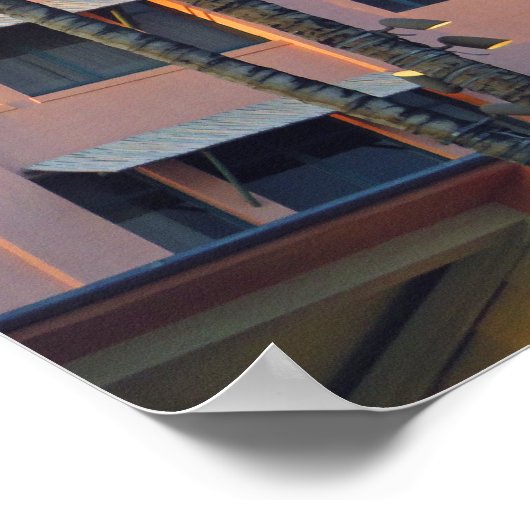 ハワイアン王室のレインボー ポスター (角)