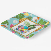 ハワイアン祭 ペーパープレート (傾斜あり)