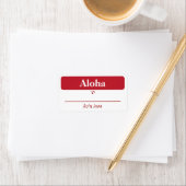 ハワイアン私の名前は…ラベル ラベル (インサイチュ)