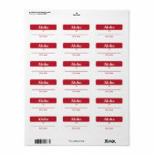 ハワイアン私の名前は…ラベル ラベル (フルシート)