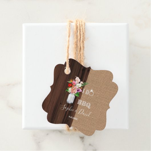 ハワイアン素朴フローラバーラップバーンI DOバーベキュー フェイバータグ (インサイチュ)