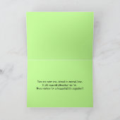 ハワイアン結婚の最高のウィズホワイトハイビスカスカード カード (内部)