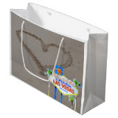 ハワイアン結婚ズ9アイランドベガス ラージペーパーバッグ (正面アングル)