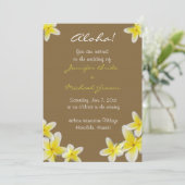 ハワイアン結婚式招待状 招待状 (スタンド正面)