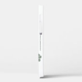 ハワイアン花柄モノグラムの緑 – Case-Mate iPhoneケース (裏面 / 左)