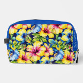 ハワイアン花模様カスタムパーソナライズされた ドップキット (正面)