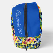 ハワイアン花模様カスタムパーソナライズされた ドップキット (右)