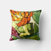 ハワイアン花 クッション (裏面)