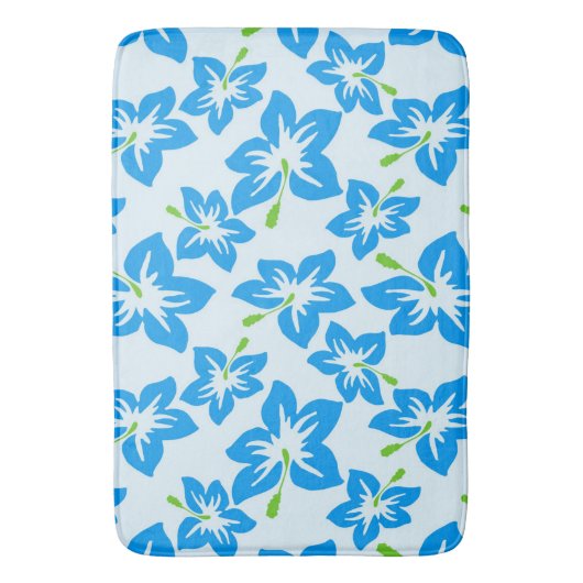 ハワイアン花 バスマット (正面縦)