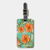 ハワイアン芸術 ラゲッジタグ (正面縦)