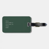 ハワイアン諸島の地図 ラゲッジタグ (裏面横)