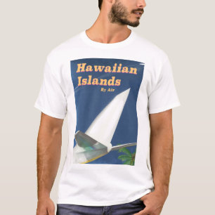 ハワイアン諸島商業旅行ポスター Tシャツ