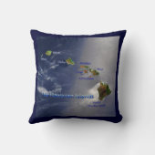 ハワイアン諸島 クッション (裏面)