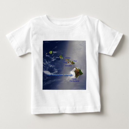 ハワイアン諸島 ベビーTシャツ (正面)