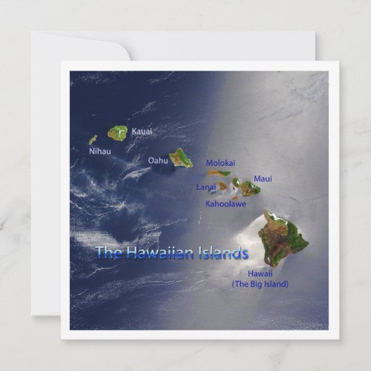 ハワイアン諸島 招待状 (正面)