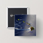 ハワイアン諸島 缶バッジ (正面&裏面)