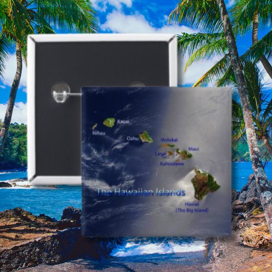 ハワイアン諸島 缶バッジ