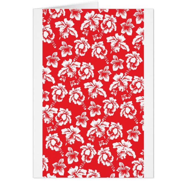 ハワイアン赤い花 (正面)