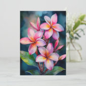 ハワイアン赤面プルメリア シーズンカード (スタンド正面)