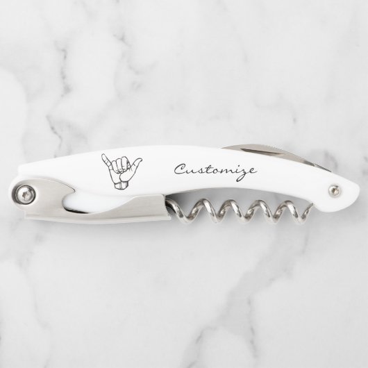 ハワイアン釈迦ブラーウェーブサンダー_コーブ ソムリエナイフ (正面)